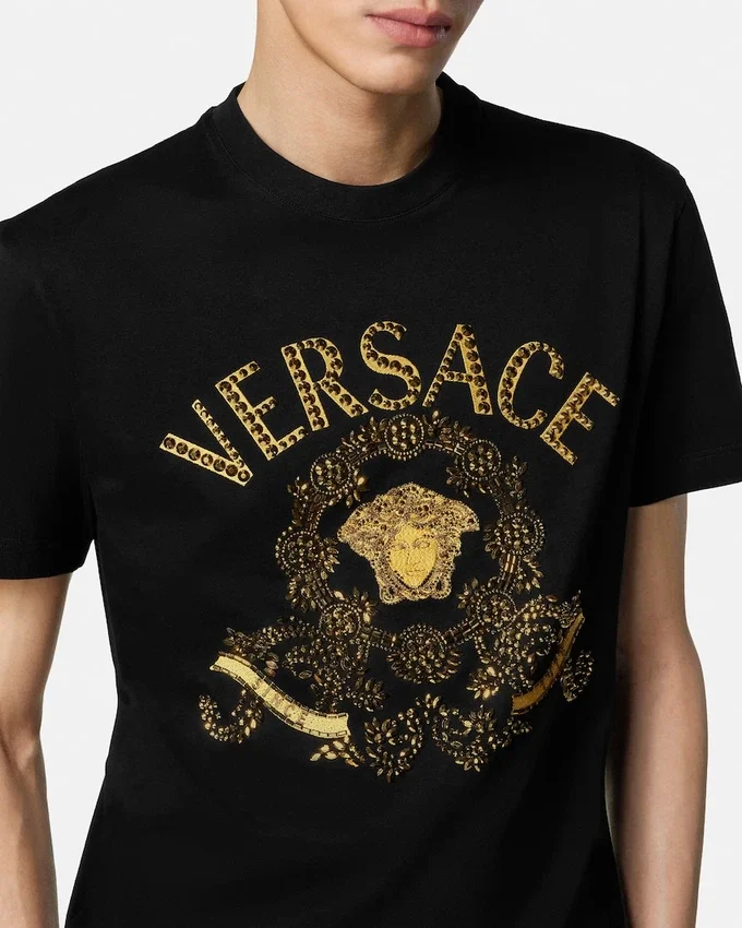 Embroidered Cotton-Jersey Slim T-Shirt Embroidered Cotton-Jersey Slim T-Shirt