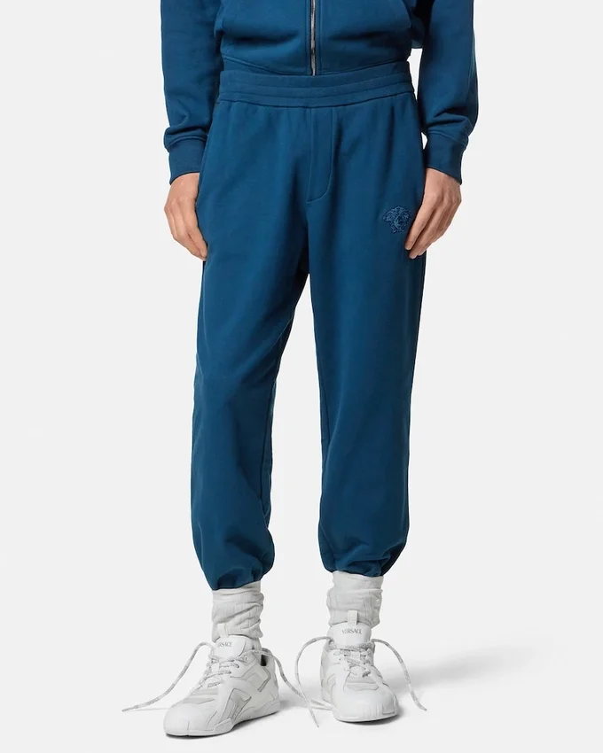 Embroidered Cotton-Jersey Sweatpants Embroidered Cotton-Jersey Sweatpants