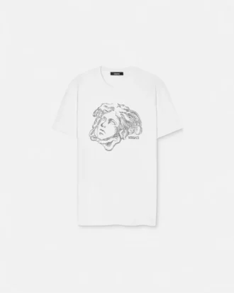 Embroidered Cotton-Jersey T-Shirt