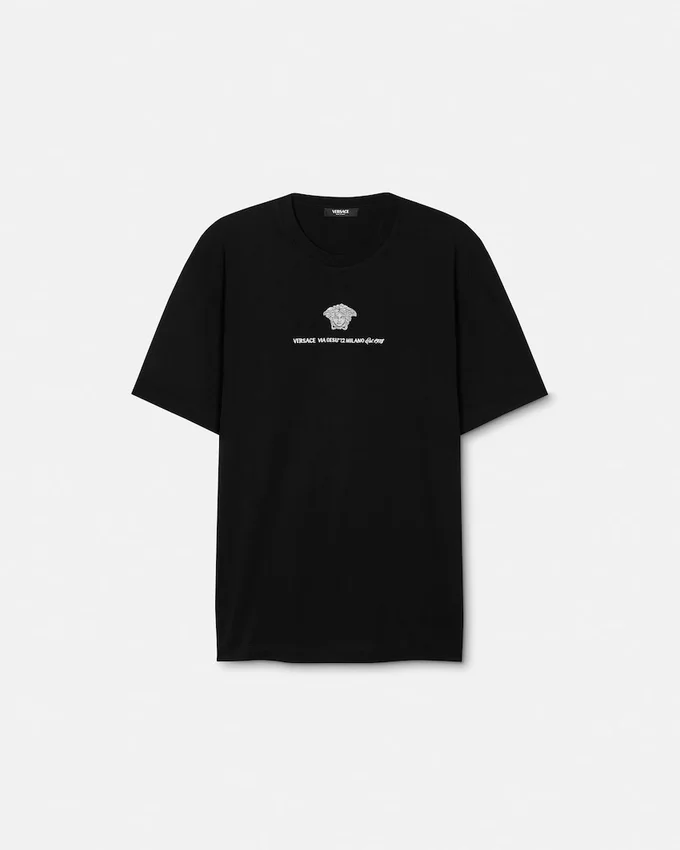 Embroidered Cotton-Jersey T-Shirt Embroidered Cotton-Jersey T-Shirt