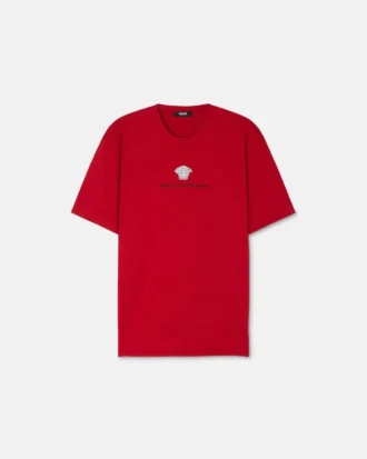 Embroidered Cotton-Jersey T-Shirt