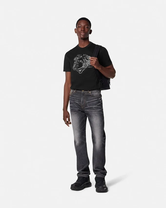 Embroidered Cotton-Jersey T-Shirt Embroidered Cotton-Jersey T-Shirt