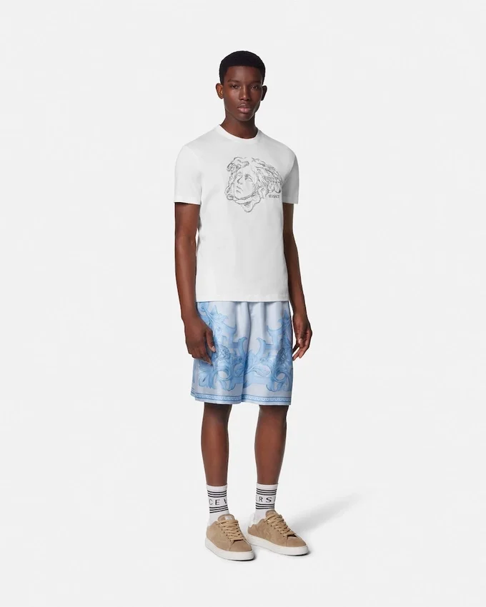 Embroidered Cotton-Jersey T-Shirt Embroidered Cotton-Jersey T-Shirt