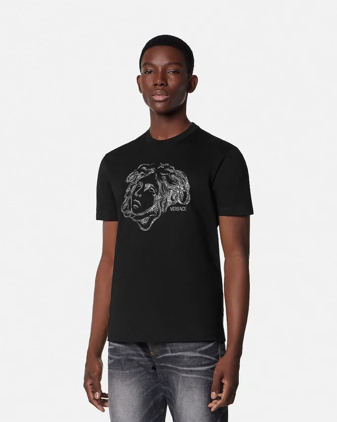 Embroidered Cotton-Jersey T-Shirt Embroidered Cotton-Jersey T-Shirt