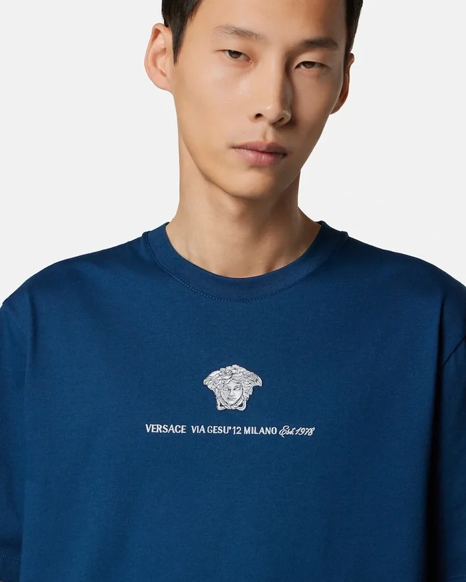 Embroidered Cotton-Jersey T-Shirt Embroidered Cotton-Jersey T-Shirt