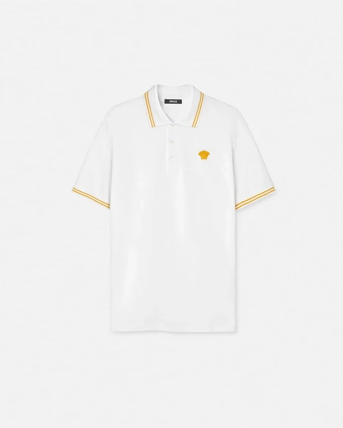 Embroidered Cotton Piqué Polo Embroidered Cotton Piqué Polo