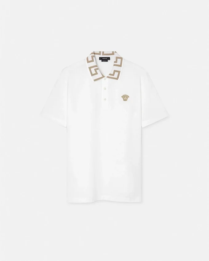 Embroidered Cotton Piqué Polo Embroidered Cotton Piqué Polo