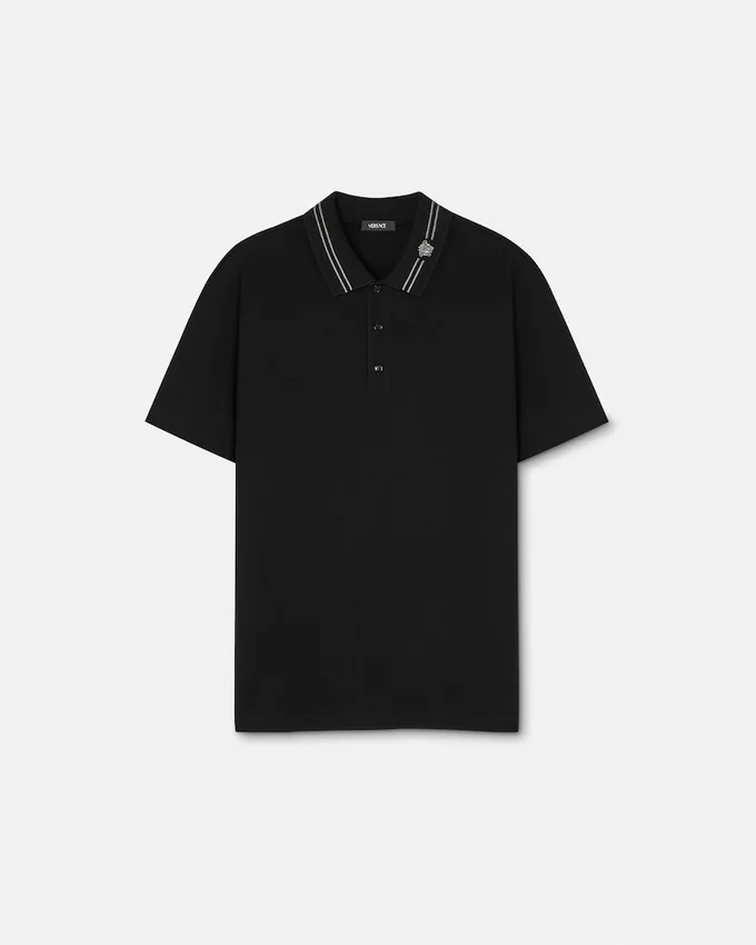 Embroidered Cotton Piqué Polo Embroidered Cotton Piqué Polo