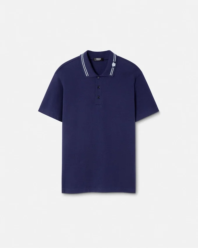 Embroidered Cotton Piqué Polo Embroidered Cotton Piqué Polo