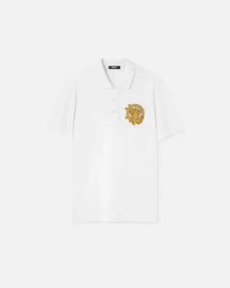 Embroidered Cotton Piqu&eacute; Polo
