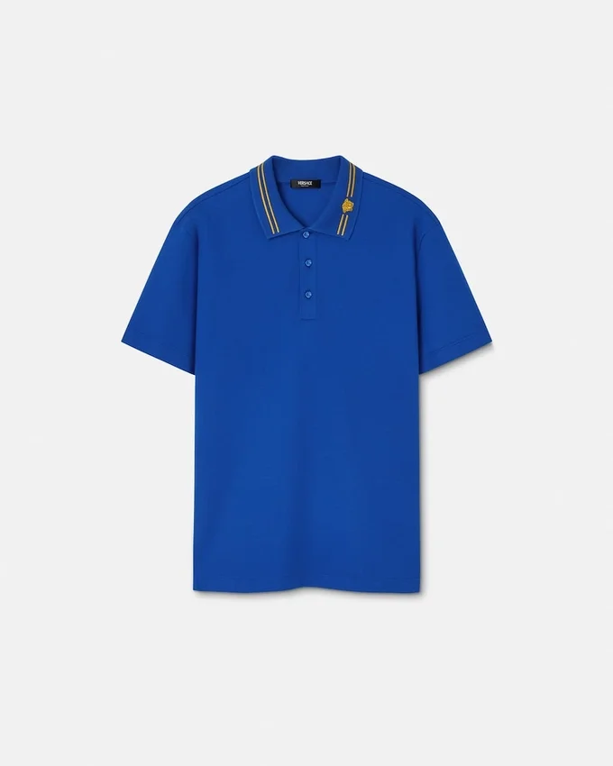 Embroidered Cotton Piqué Polo Embroidered Cotton Piqué Polo