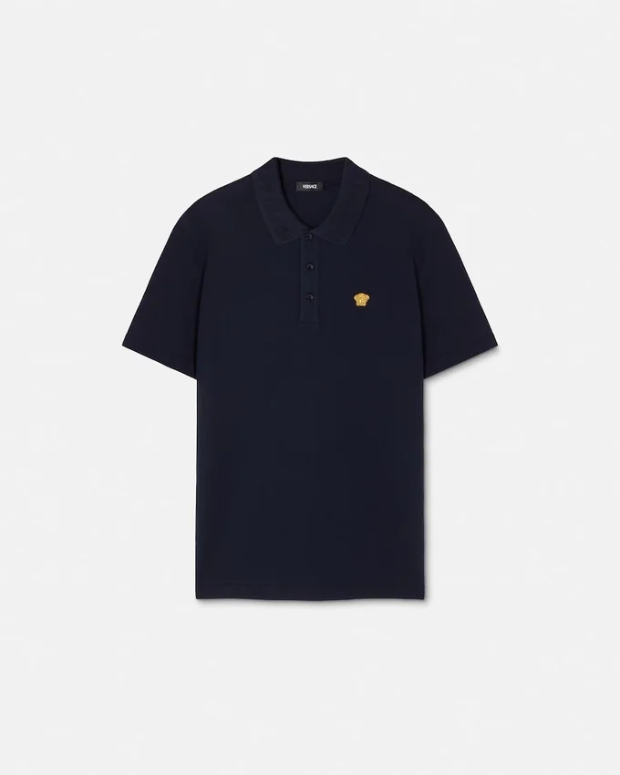 Embroidered Cotton Piqué Polo Embroidered Cotton Piqué Polo