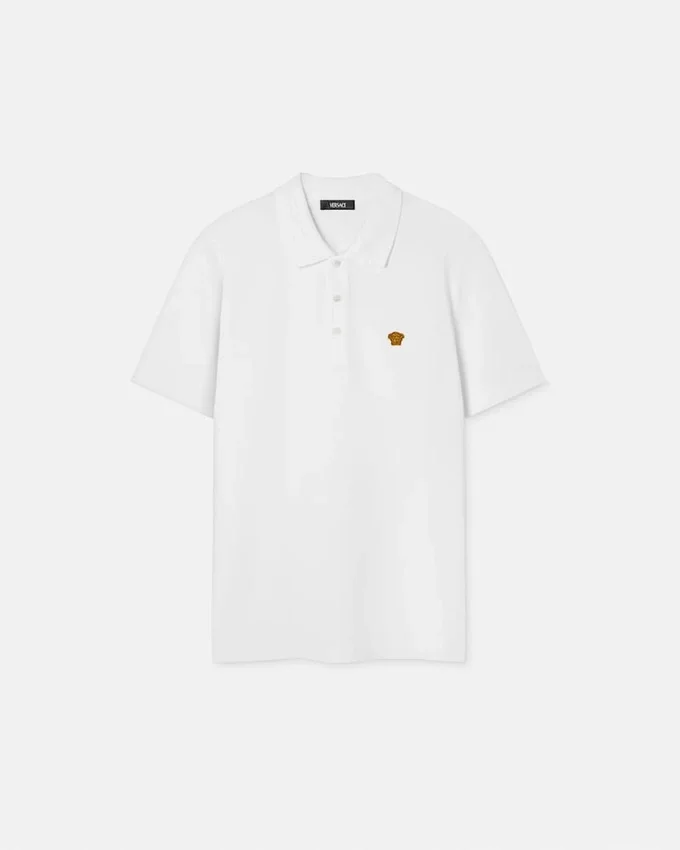 Embroidered Cotton Piqué Polo Embroidered Cotton Piqué Polo