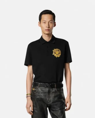 Embroidered Cotton Piqu&eacute; Polo