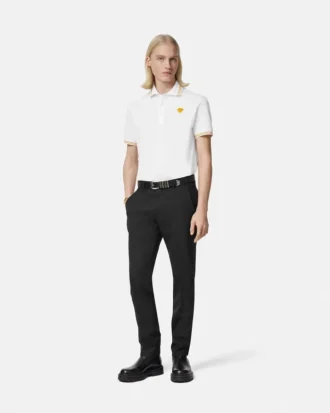 Embroidered Cotton Piqu&eacute; Polo
