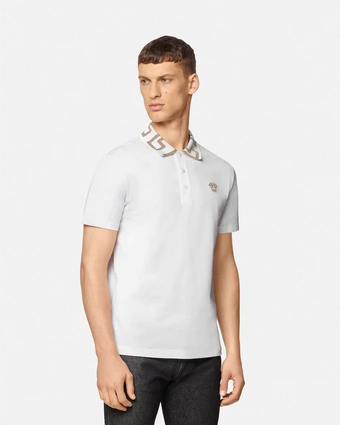 Embroidered Cotton Piqué Polo Embroidered Cotton Piqué Polo