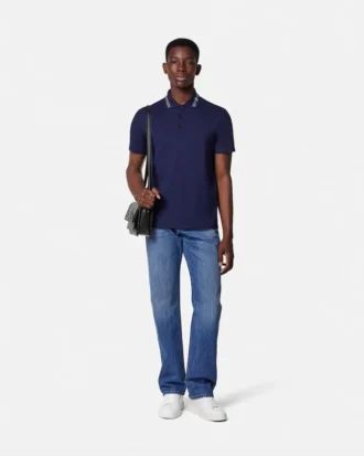 Embroidered Cotton Piqu&eacute; Polo