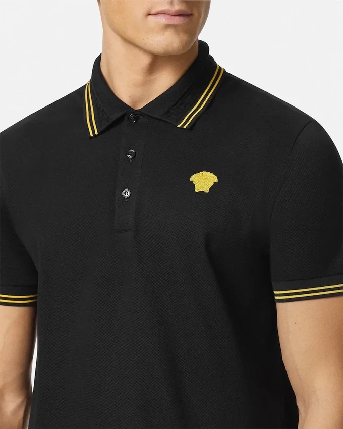 Embroidered Cotton Piqué Polo Embroidered Cotton Piqué Polo