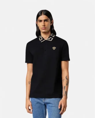 Embroidered Cotton Piqu&eacute; Polo