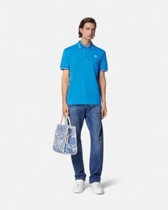 Embroidered Cotton Piqu&eacute; Polo