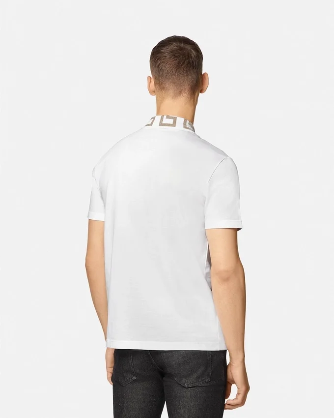 Embroidered Cotton Piqué Polo Embroidered Cotton Piqué Polo