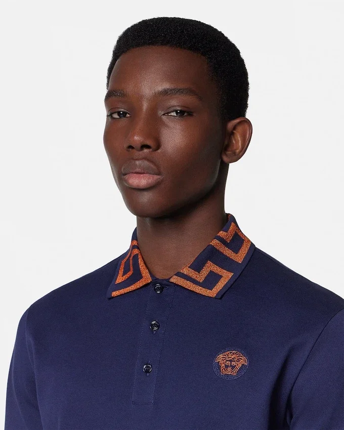 Embroidered Cotton Piqué Polo Embroidered Cotton Piqué Polo