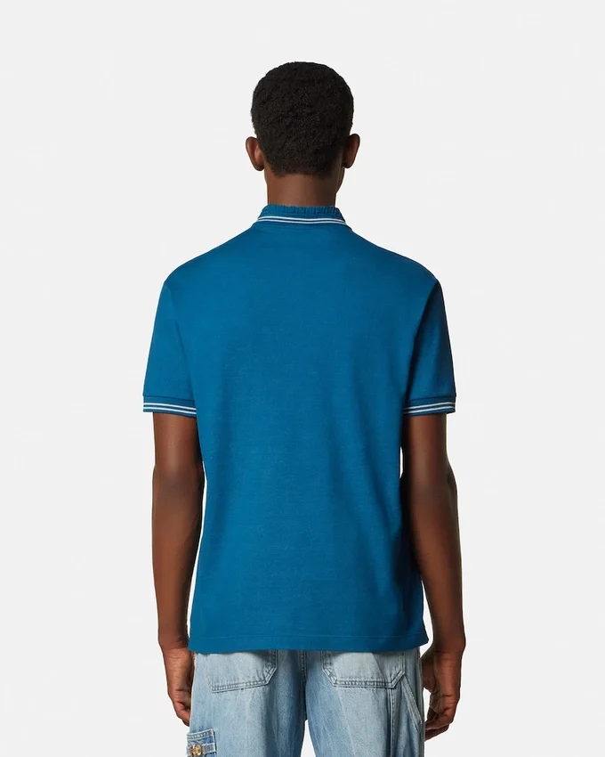 Embroidered Cotton Piqué Polo Embroidered Cotton Piqué Polo