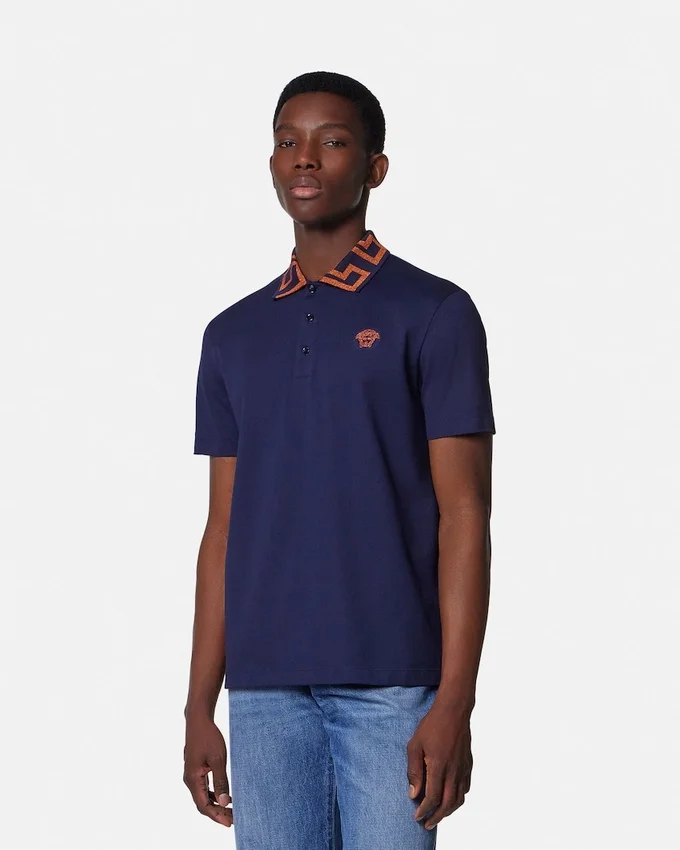 Embroidered Cotton Piqué Polo Embroidered Cotton Piqué Polo