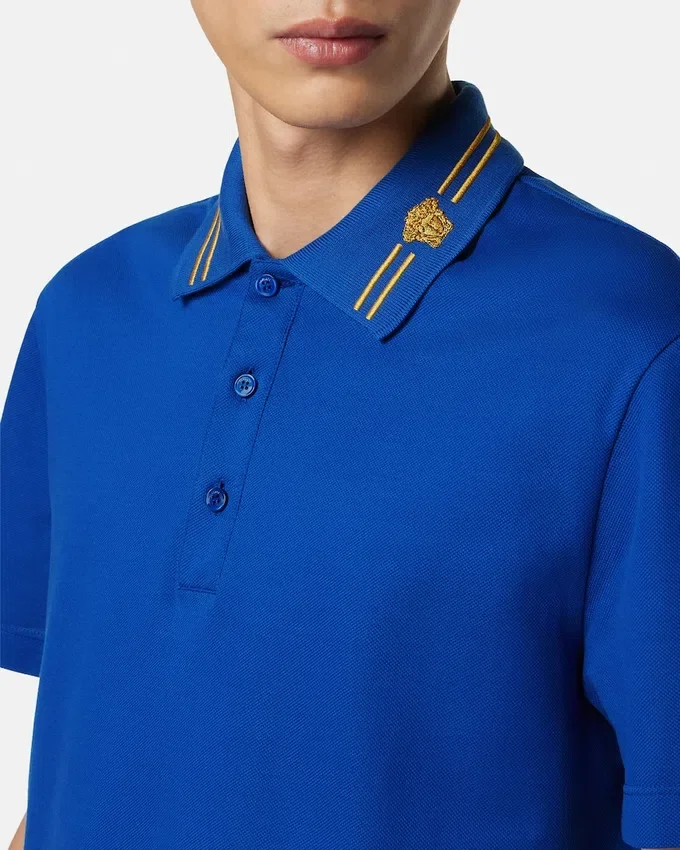 Embroidered Cotton Piqué Polo Embroidered Cotton Piqué Polo