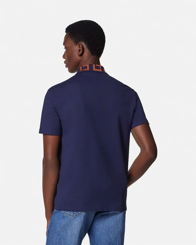 Embroidered Cotton Piqué Polo Embroidered Cotton Piqué Polo