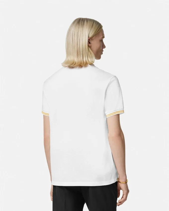 Embroidered Cotton Piqué Polo Embroidered Cotton Piqué Polo