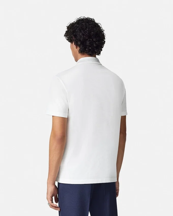 Embroidered Cotton Piqué Polo Embroidered Cotton Piqué Polo