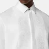 Embroidered Cotton-Poplin Evening Shirt Embroidered Cotton-Poplin Evening Shirt