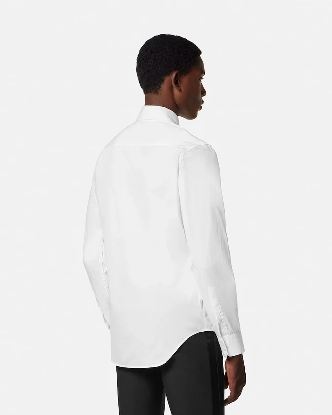 Embroidered Cotton-Poplin Evening Shirt Embroidered Cotton-Poplin Evening Shirt