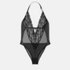 Embroidered Lace-Trim Bodysuit Embroidered Lace-Trim Bodysuit
