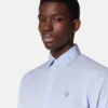 Embroidered Medusa Striped Shirt Embroidered Medusa Striped Shirt