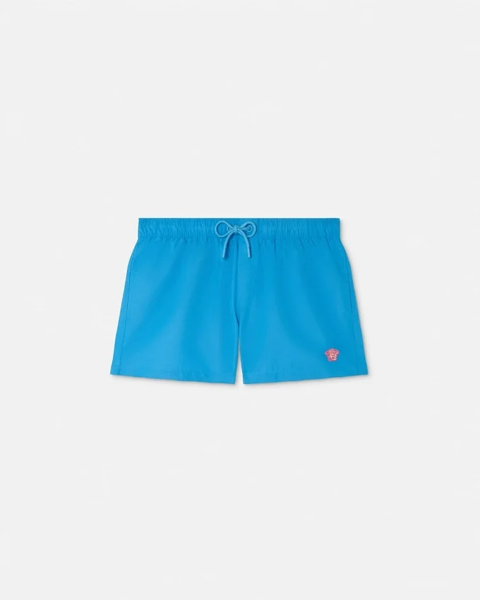 Embroidered Medusa Swim Shorts Embroidered Medusa Swim Shorts