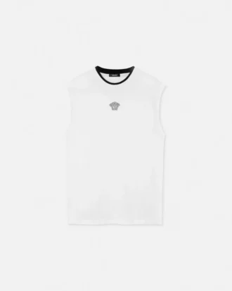 Embroidered Medusa Tank Top