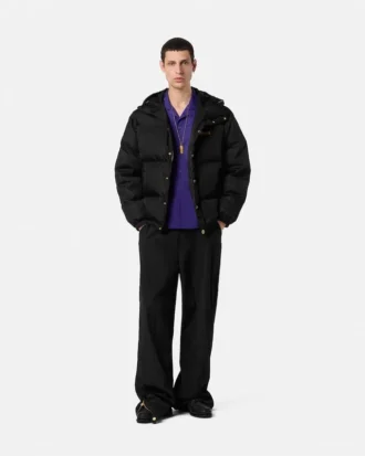Embroidered Puffer Jacket