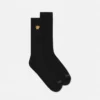 Embroidered Ribbed Cotton Socks Embroidered Ribbed Cotton Socks