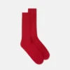 Embroidered Ribbed Cotton Socks Embroidered Ribbed Cotton Socks