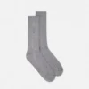 Embroidered Ribbed Cotton Socks Embroidered Ribbed Cotton Socks