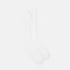 Embroidered Ribbed Cotton Socks Embroidered Ribbed Cotton Socks