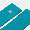 Embroidered Ribbed Cotton Socks Embroidered Ribbed Cotton Socks