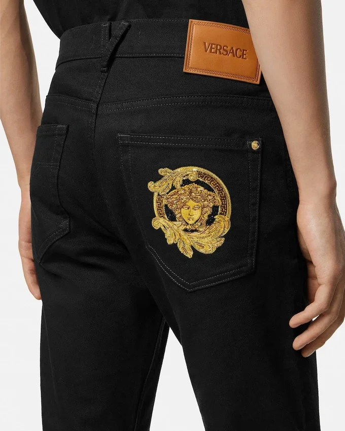 Embroidered Slim Jeans Embroidered Slim Jeans