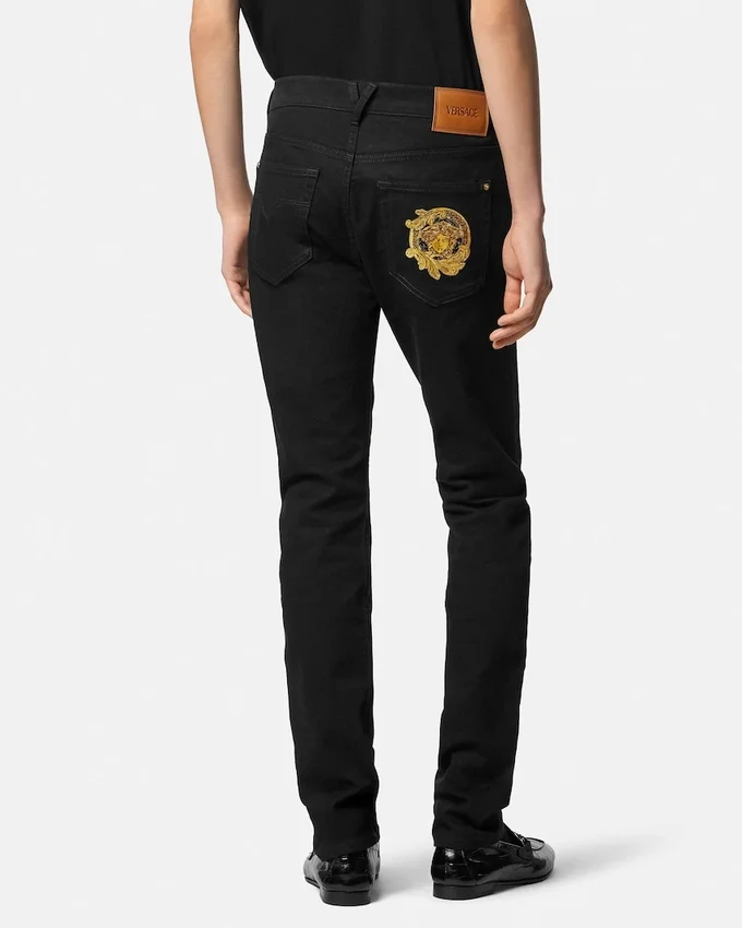 Embroidered Slim Jeans Embroidered Slim Jeans