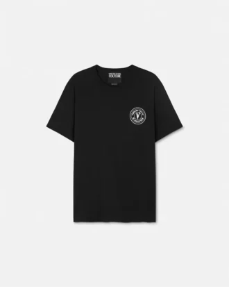 Embroidered V-Emblem T-Shirt