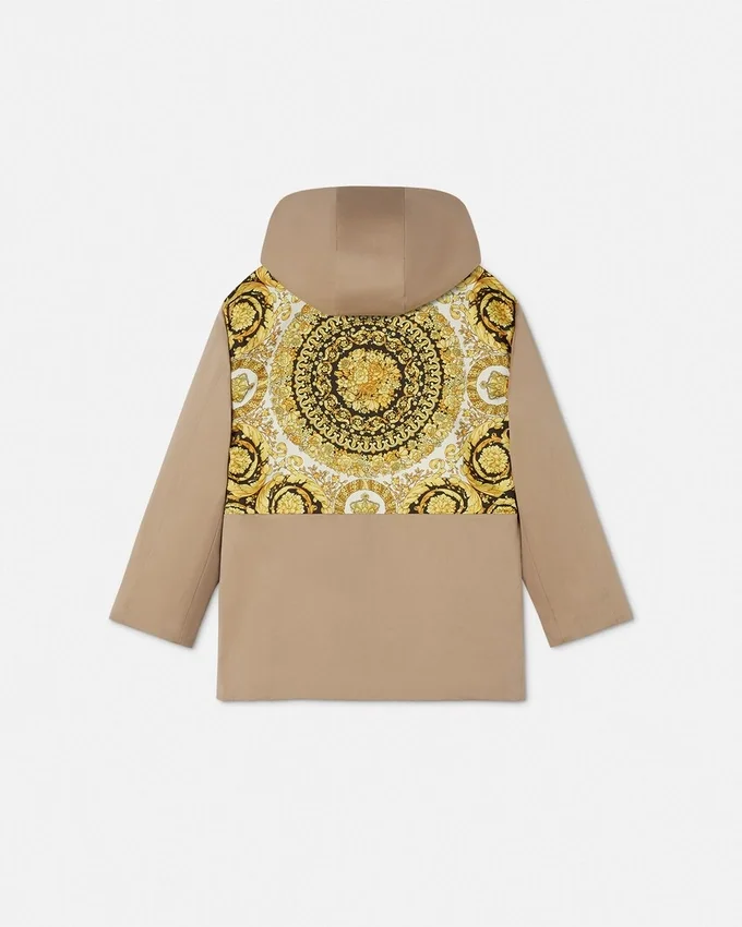Embroidered Versace Milano Kids Parka Embroidered Versace Milano Kids Parka