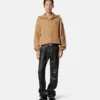 Embroidered Wool Knit Zip Sweater Embroidered Wool Knit Zip Sweater
