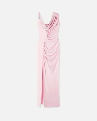 Envers-Satin Crépe Draped Gown